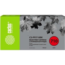 Картридж CACTUS Картридж CS-PFI710BK, PFI-710 BK, черный пигментный / CS-PFI710BK