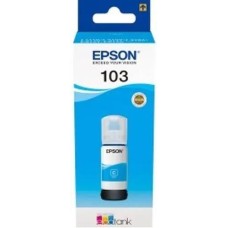 Чернила EPSON Чернила 103 C13T00S24A, для , 65мл, голубой