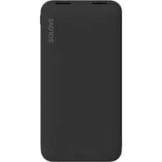 Аккумулятор внешний SOLOVE Внешний аккумулятор (Power Bank) 001M+, 10000мAч, черный [001m+ black rus]