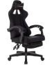 Кресло компьютерное игровое ZOMBIE Кресло игровое Shadow, ткань, до 120кг, черный
