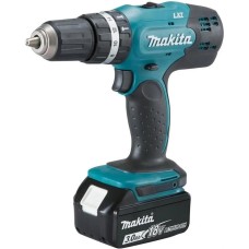 MAKITA Ударная дрель-шуруповерт DHP453RFE, 3Ач, с двумя аккумуляторами