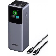 UGREEN Внешний аккумулятор PB722 (35525B) 25000mAh 200W Fast Charging Power Bank. Цвет: серый