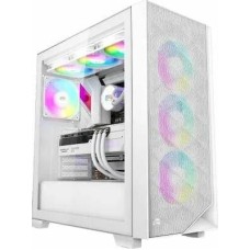 PCCOOLER Корпус ATX C3D510 WH ARGB, Midi-Tower, без БП, белый [c3d510-whp3-gl]