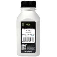 CACTUS Тонер CS-THPCWHUC-100, для HP Color W2070/1/2/3, голубой, 100грамм, флакон