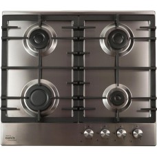 Нез.вар.пан. газ. OASIS Газовая варочная панель P-MNP, 4 конфорки, нержавеющая сталь, серебристый