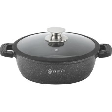 ZEIDAN Жаровня Z-501037 4,0 л с крышкой Black