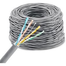 BURO Кабель сетевой BU-COP-055-FTP FTP 4 пары cat.6 solid 0.55мм Cu 305м серый
