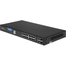 Коммутатор NETIS Коммутатор ST220GPR-2G2S (L2) 18x1Гбит/с 2SFP 16PoE 225W настраиваемый