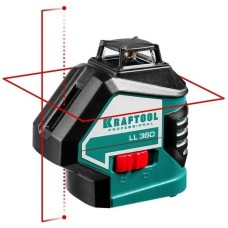 KRAFTOOL Нивелир лазерн. 34645-4 цв.луч. красный 2луч