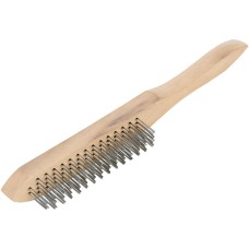 SPARTA Щетка четырехрядная металлическая с деревянной ручкой 748225