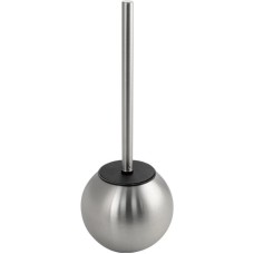 САНАКС - Ёрш для унитаза напольный, шарообразный, ЭКСКЛЮЗИВ, из нержавеющей стали МАТОВЫЙ 309
