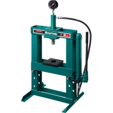 KRAFTOOL PMP-10, 10 т, гидравлический пресс с гидронасосом и манометром (43472-10)