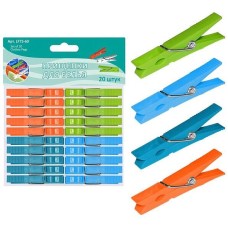 MULTIDOM Прищепки для белья пл (20 шт) 7см ** LF75-69