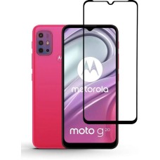 NONAME Защитное стекло для экрана Brosco черный для Motorola Moto G20 1шт. (MOTO-G20-FSP-GLASS-BLACK)