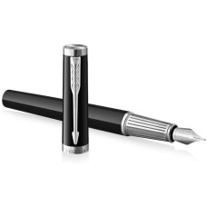 PARKER Ручка перьев. Ingenuity Core F570 (2181994) Black СT F сталь нержавеющая подар.кор