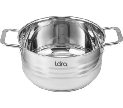 Набор кастрюль LARA LR02-81 Standart (2.0л.; 4.0л.; 5.2л.)
