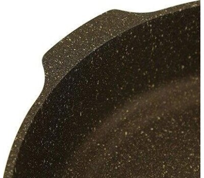 Сковорода КУКМОР смк281а а/пр литая 28см Кофейный мрамор