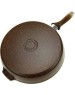 Сковорода КУКМОР смк281а а/пр литая 28см Кофейный мрамор