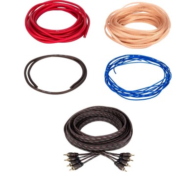 Комплект проводов ACV KIT 4.8BR (Bronze=Light) (4-кан усил-ля 8AWG/Mini ANL 60A)