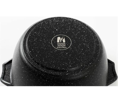 Кастрюля МЕЧТА 42802И Гранит black Induction Pro 2л