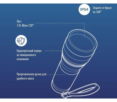 Фонарь КОСМОС KOS109B