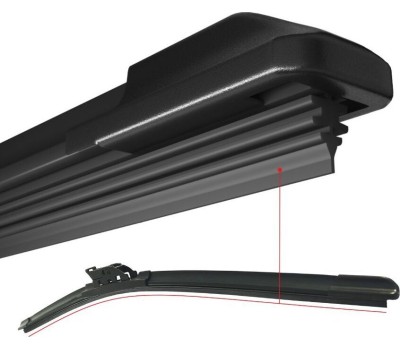 Щетка бескаркасная CLIM ART cla00028 Supreme 28