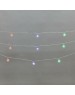 Гирлянда NEON-NIGHT (304-024) Гирлянда светодиодная Снежинки большие 5м, 20LED, IP20, прозрачный провод, свечение мульти (RG/RB), мигание, 230В