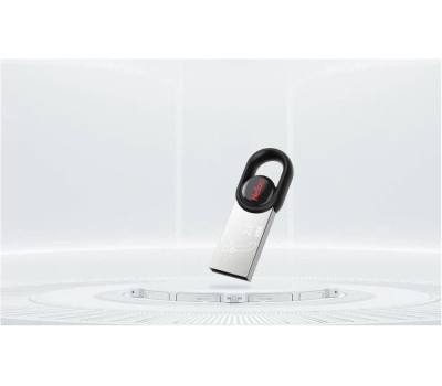 NETAC Флешка USB UM2 32ГБ, USB2.0, серебристый и черный [nt03um2n-032g-20bk]