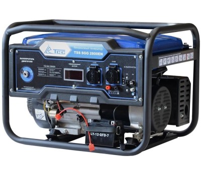 Генератор ТСС Бензиновый генератор SGG 2800EN, 220/12 В, 3кВт, с АКБ [060004]