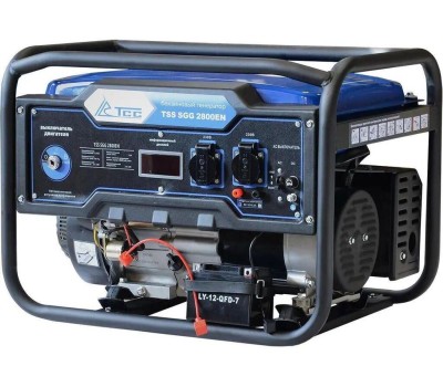 Генератор ТСС Бензиновый генератор SGG 2800EN, 220/12 В, 3кВт, с АКБ [060004]
