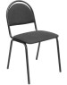 Стул посетительский OLSS СМ-7 ткань цвет темно-серый В-40/черная порошковая краска
