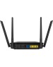 ASUS Wi-Fi роутер RT-AX53U, Wi-Fi 6, AX1800, 2.4/5ГГц, 3 LAN, 1xUSB, черный