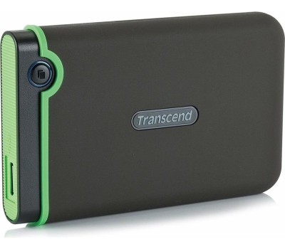 TRANSCEND 1ТБ Внешний диск HDD StoreJet 25M3 TS1TSJ25M3G, USB 3.0, зеленый