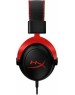 HYPERX Гарнитура игровая Cloud II (CL002), для компьютера, мониторные, радио, черный / красный [4p5k4aa]