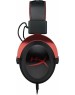 HYPERX Гарнитура игровая Cloud II (CL002), для компьютера, мониторные, радио, черный / красный [4p5k4aa]