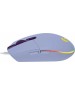 LOGITECH Мышь проводная G102 LightSync, игровая, оптическая, USB, 8000dpi, сиреневый [910-005857]