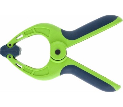 Струбцина СИБРТЕХ Струбцина клещеобразная 1-5/8, пластиковый корпус, двухкомпонентные рукоятки, усиленная пружина, 42 мм 20784