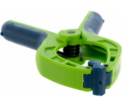 Струбцина СИБРТЕХ Струбцина клещеобразная 1-5/8, пластиковый корпус, двухкомпонентные рукоятки, усиленная пружина, 42 мм 20784