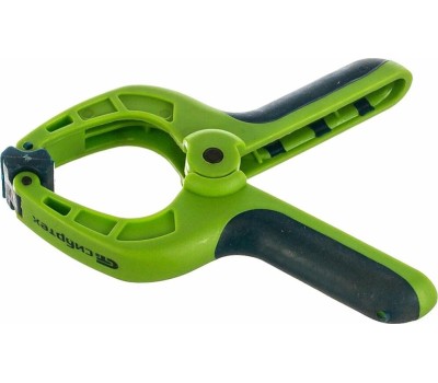 Струбцина СИБРТЕХ Струбцина клещеобразная 1-5/8, пластиковый корпус, двухкомпонентные рукоятки, усиленная пружина, 42 мм 20784