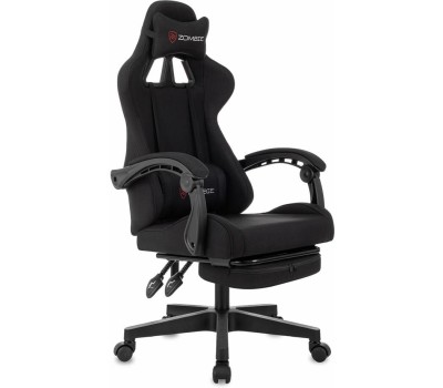 Кресло компьютерное игровое ZOMBIE Кресло игровое Shadow, ткань, до 120кг, черный