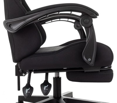 Кресло компьютерное игровое ZOMBIE Кресло игровое Shadow, ткань, до 120кг, черный