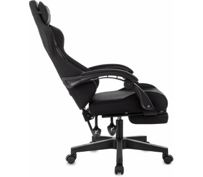 Кресло компьютерное игровое ZOMBIE Кресло игровое Shadow, ткань, до 120кг, черный