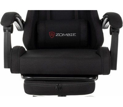 Кресло компьютерное игровое ZOMBIE Кресло игровое Shadow, ткань, до 120кг, черный