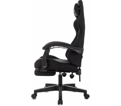 Кресло компьютерное игровое ZOMBIE Кресло игровое Shadow, ткань, до 120кг, черный