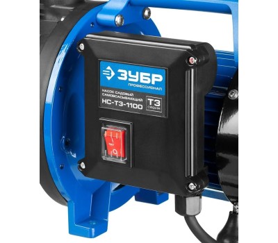 Садовый насос ЗУБР Насос садовый Профессионал НПЦ-Т3-1100, центробежный, поверхностный, 4800л/ч