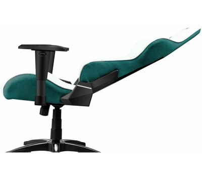 Кресло компьютерное игровое KARNOX Кресло игровое Hero Genie Edition, ткань, до 90кг, топ-ган, регулируемые 1D подлокотники, зеленый/белый