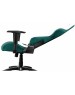 Кресло компьютерное игровое KARNOX Кресло игровое Hero Genie Edition, ткань, до 90кг, топ-ган, регулируемые 1D подлокотники, зеленый/белый