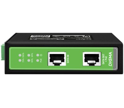 DIGMA Инжектор PoE DNP90W48GDXM 10/100/1000BASE-T 90Вт 37-57В (DC)