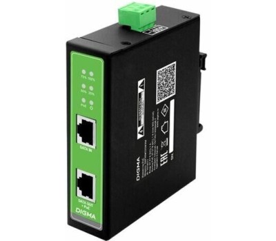DIGMA Инжектор PoE DNP90W48GDXM 10/100/1000BASE-T 90Вт 37-57В (DC)