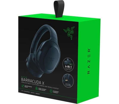 RAZER Гарнитура игровая Barracuda X, для компьютера и игровых консолей, мониторные, Bluetooth/радио, черный [rz04-04430100-r3m1]